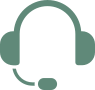green support headset icon