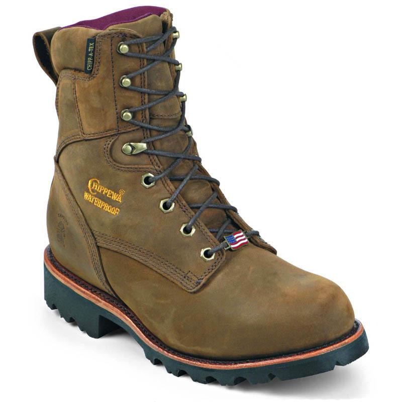 chippewa men's utility work boots