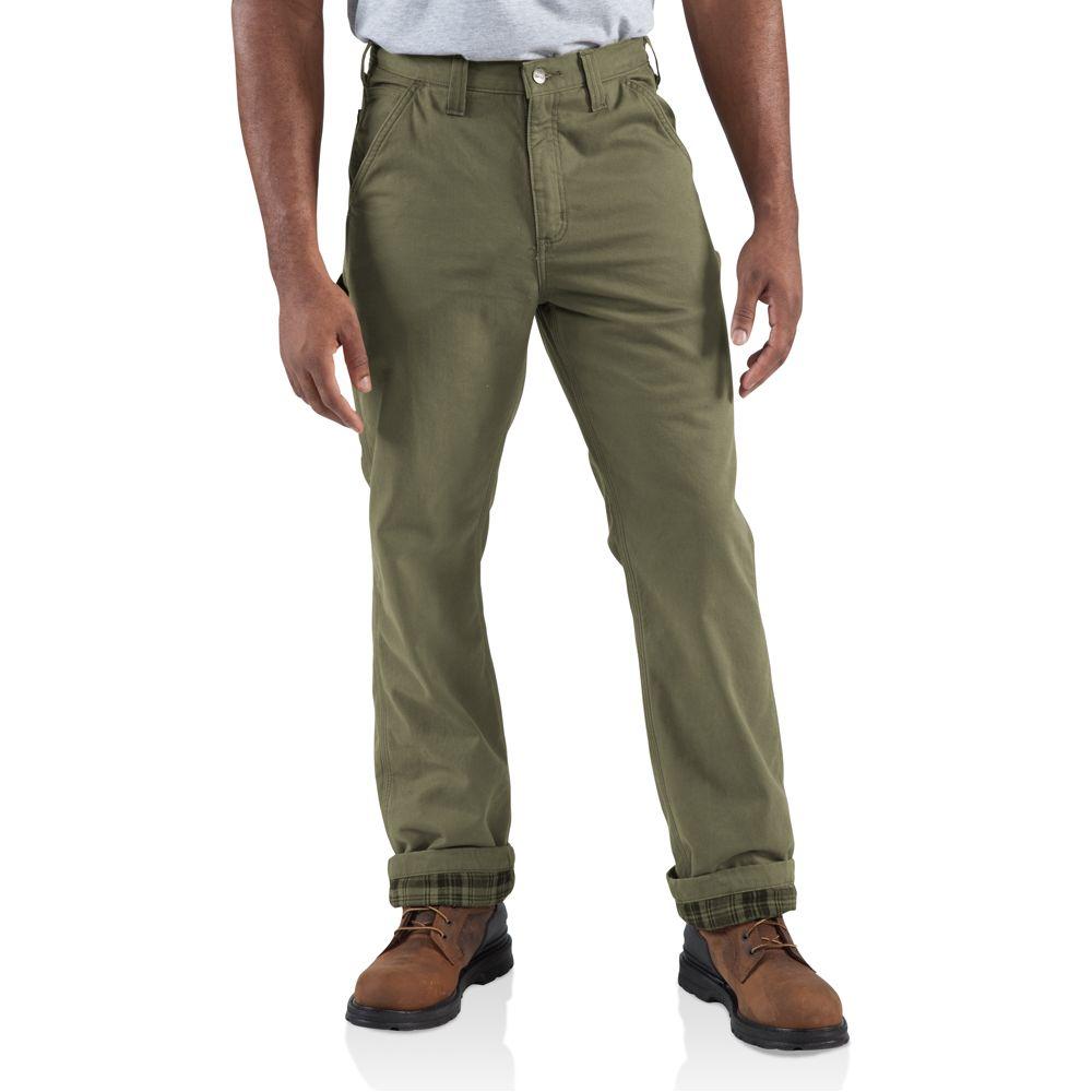 carhartt flannel lined pants