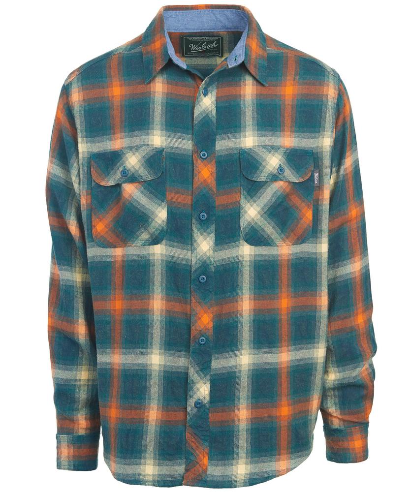 Kenco Outfitters | Woolrich Men's Miners Wash Plaid Flannel Shirt