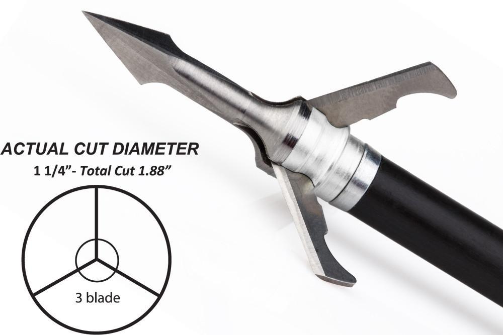 Kenco Outfitters Grim Reaper Fatal Steel Mechanical Broadheads