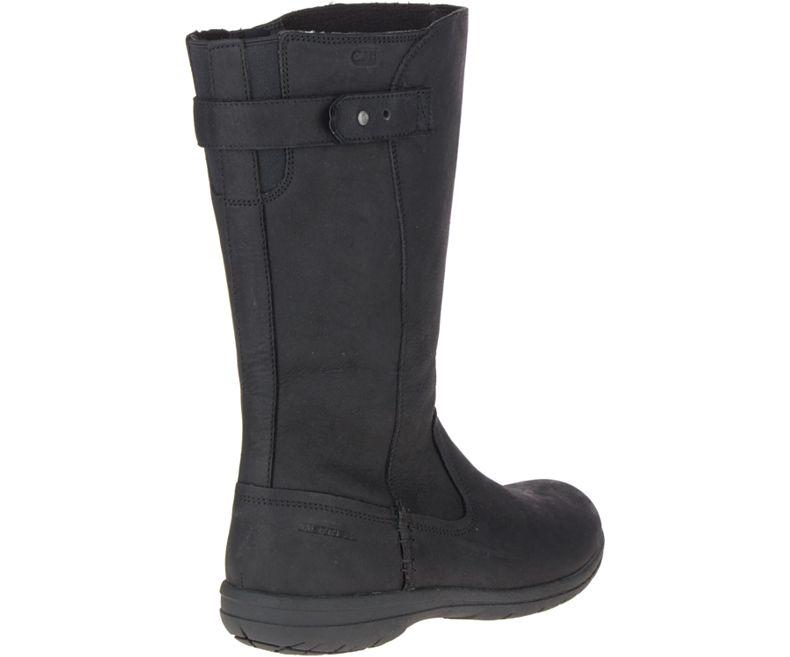 womens waterproof boots black
