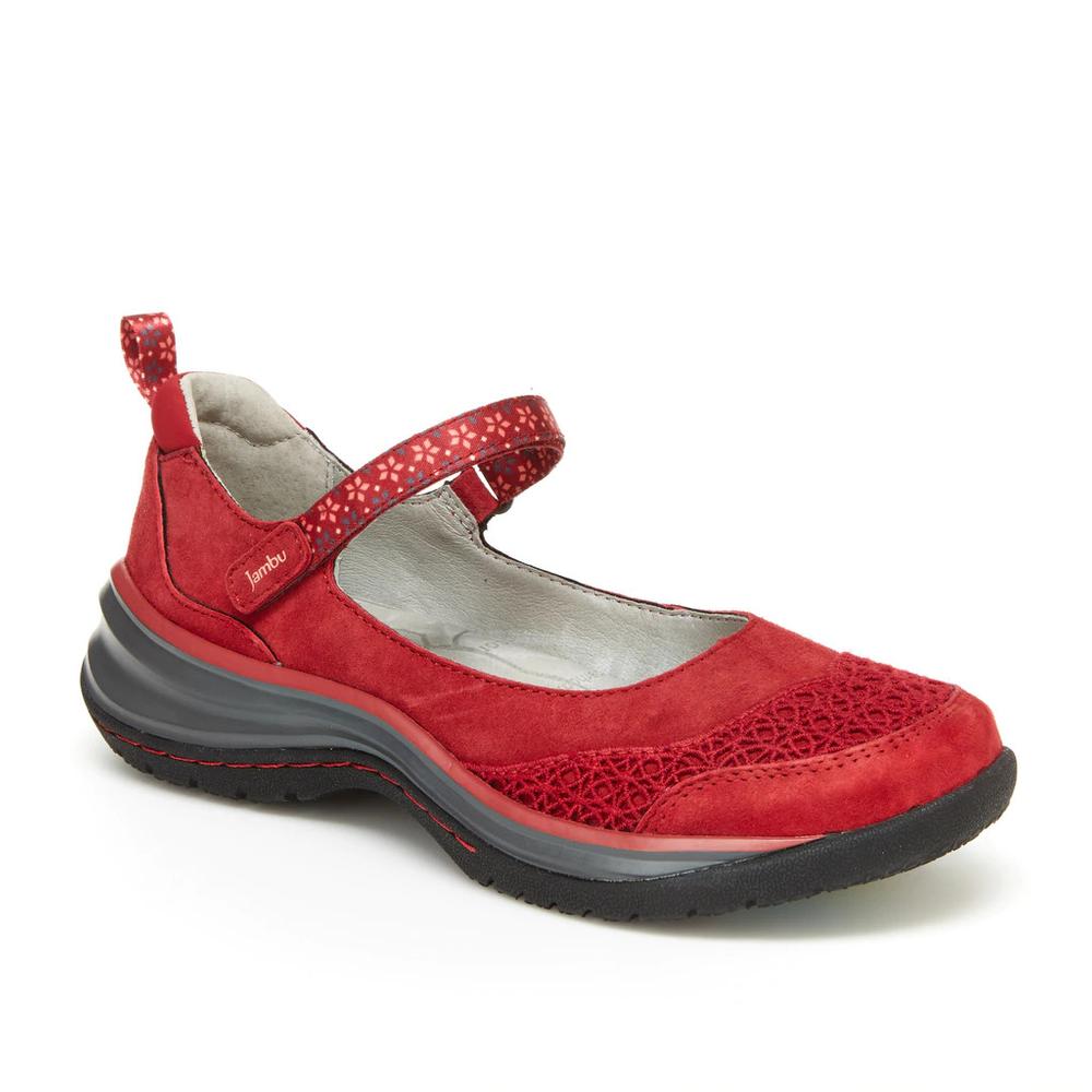 jambu shoes red
