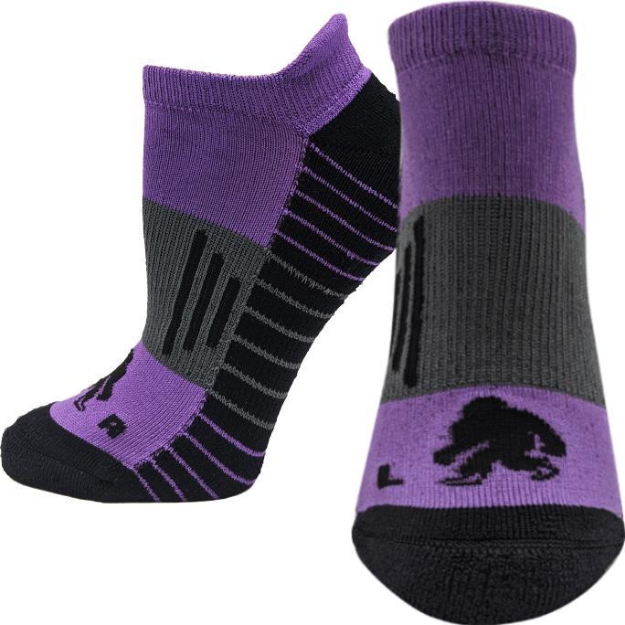 purple no show socks