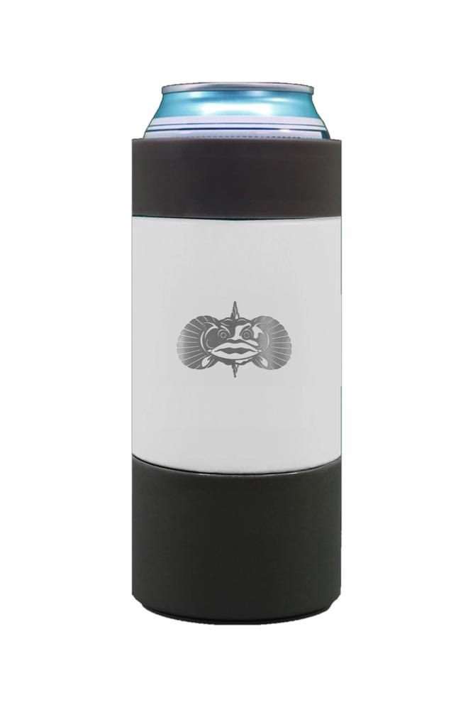 Toadfish Non-Tipping 16 oz Can Cooler - White