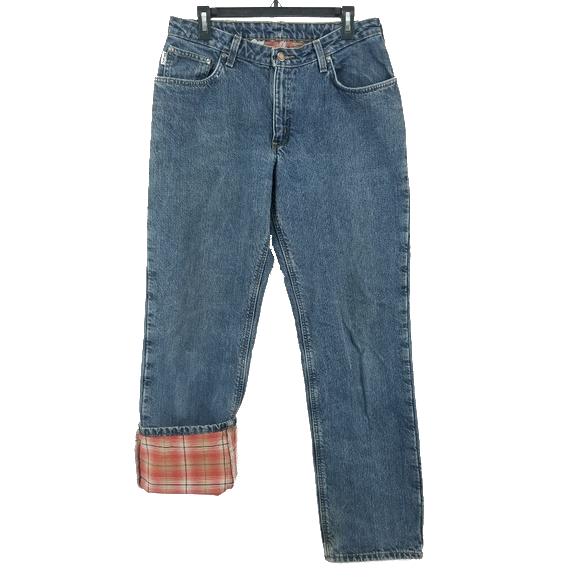 ladies flannel lined jeans