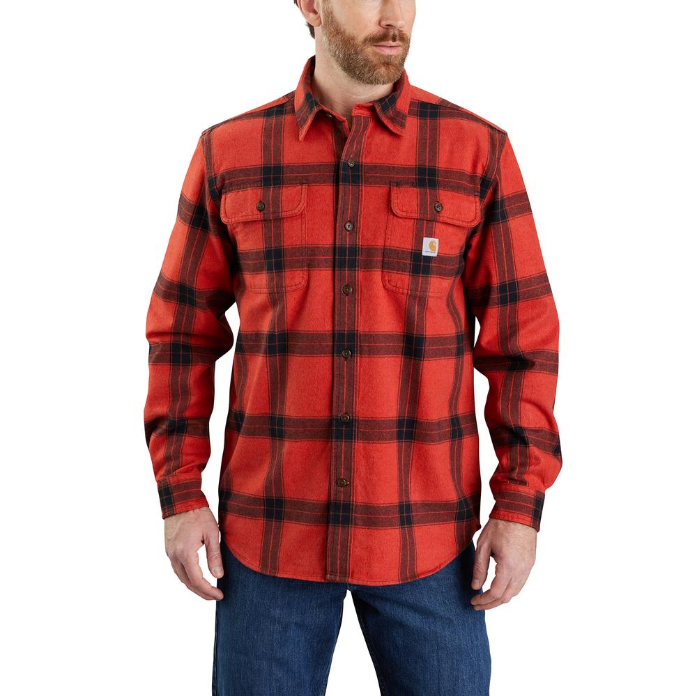 Kenco Outfitters  Carhartt Men's Heavyweight Flannel Plaid Shirt