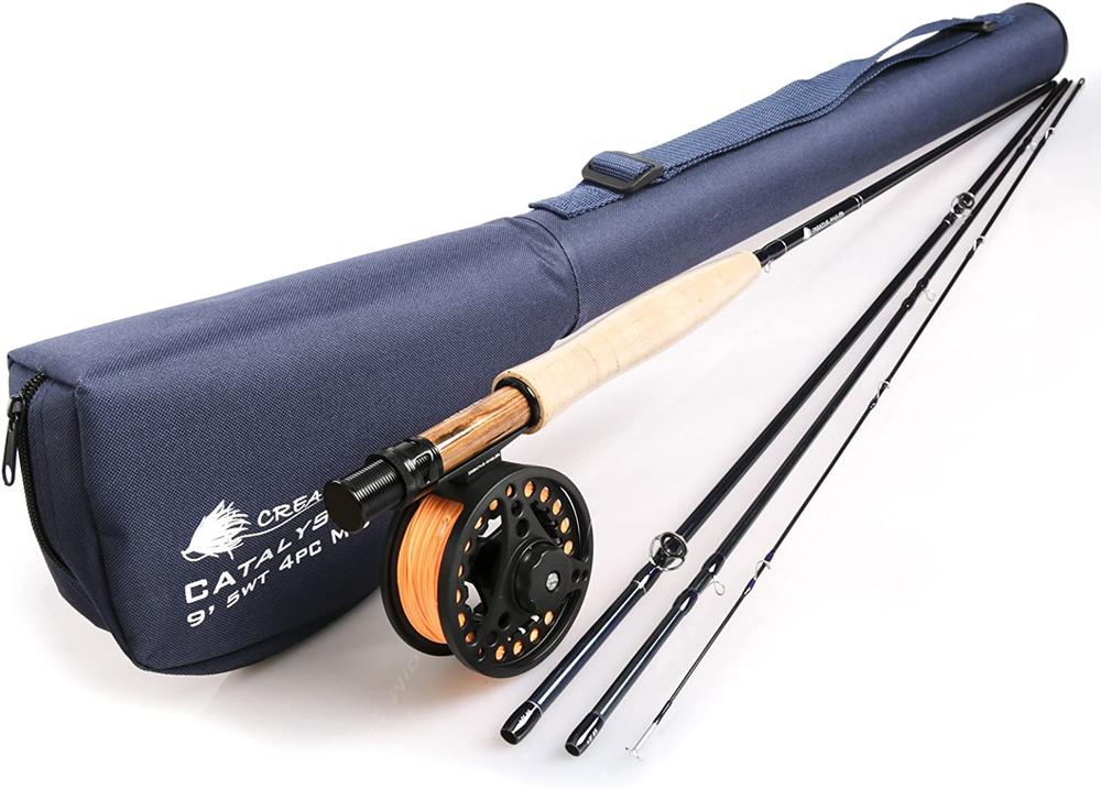 T100 Rod. Telescopic 17.7 ft. Keiryu Fly Fishing Rod. Perfect for Euro  Nymphing, Dry Flies, and Weighted Rigs. High Performance IM Carbon Rod and